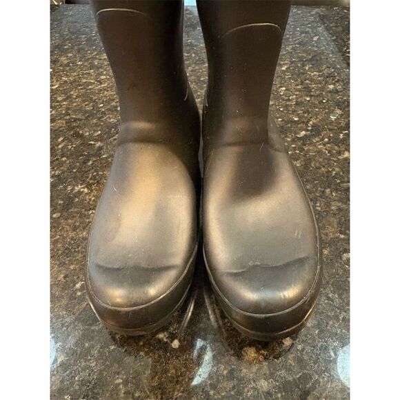 Hunter Women's Original Tall Black Rain Boots Size 9 Knee High - Picture 4 of 12